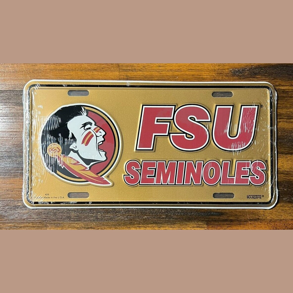 Florida State Seminoles Collegiate Licensed Novelty License Plate 6" x 12" eBay Motors:Parts & Accessories:Car & Truck Parts & Accessories:Exterior Parts & Accessories:License Plates & Frames Style Your Walls
